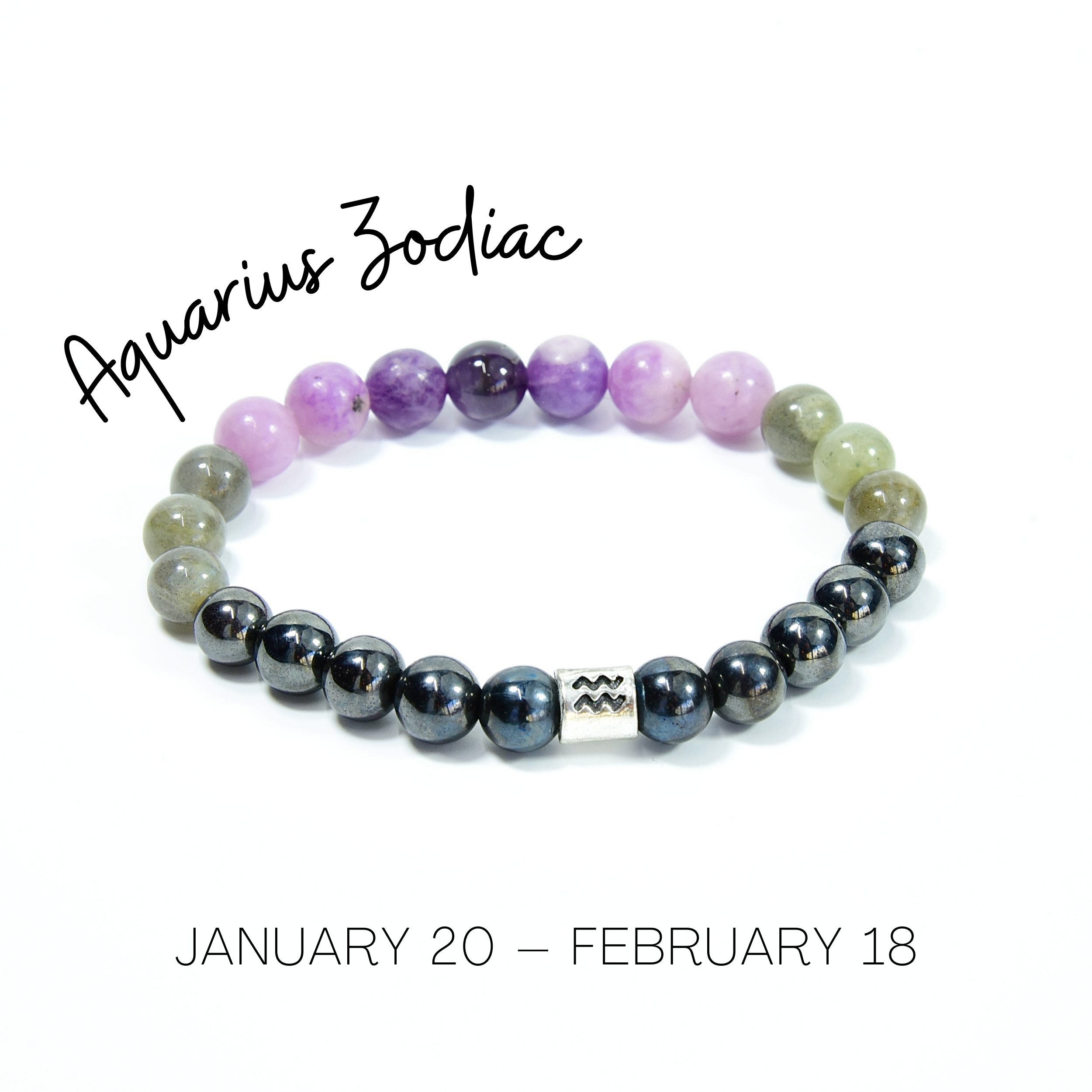 Aquarius Zodiac Bracelet