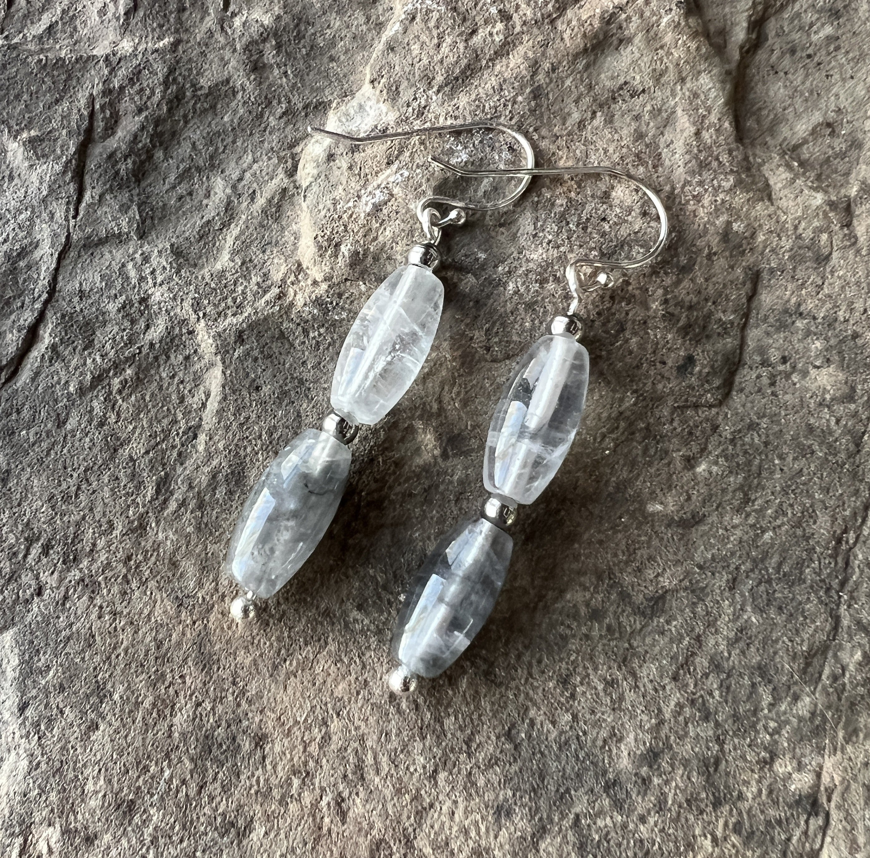 Cloud Quartz Earrings