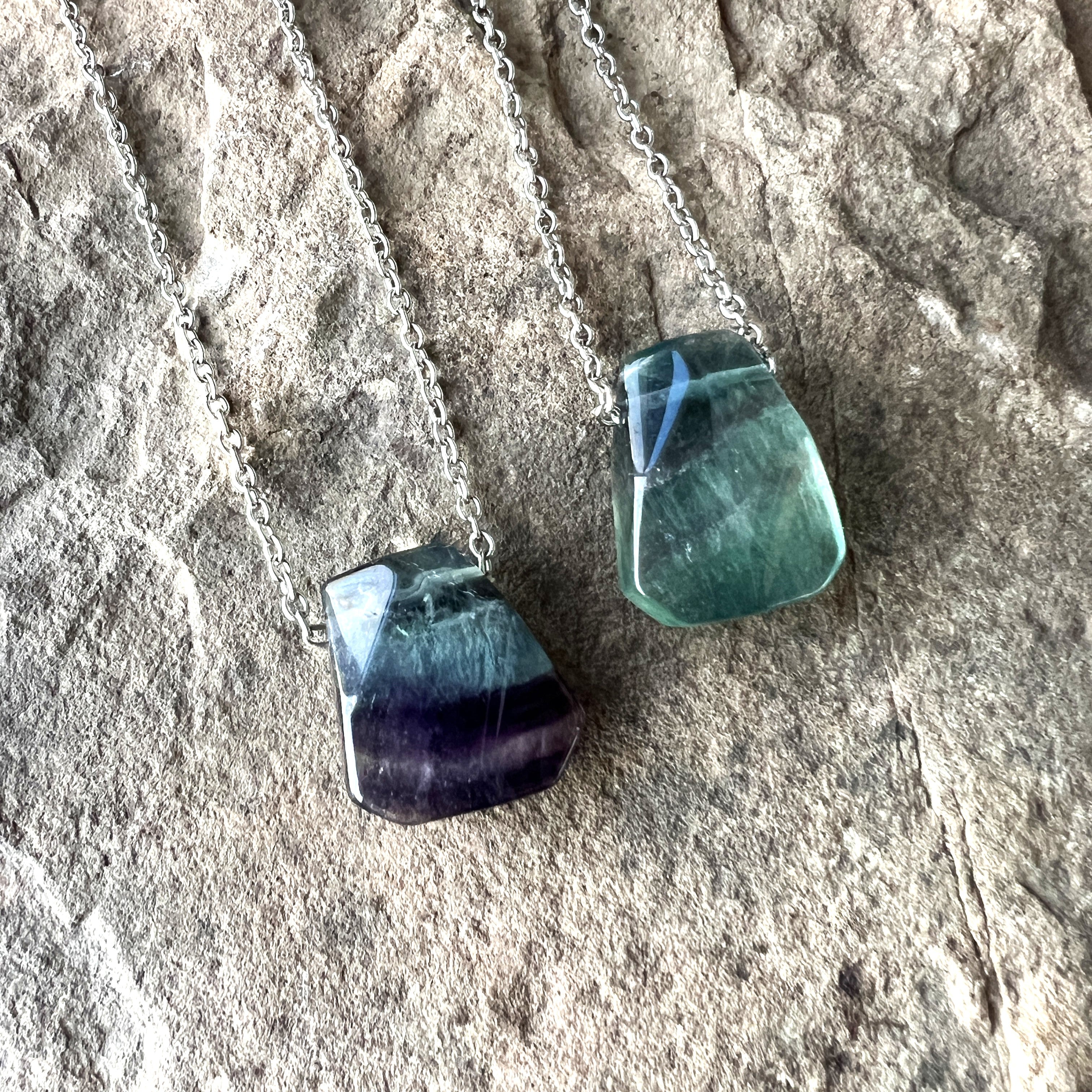 Fluorite Geo Necklace