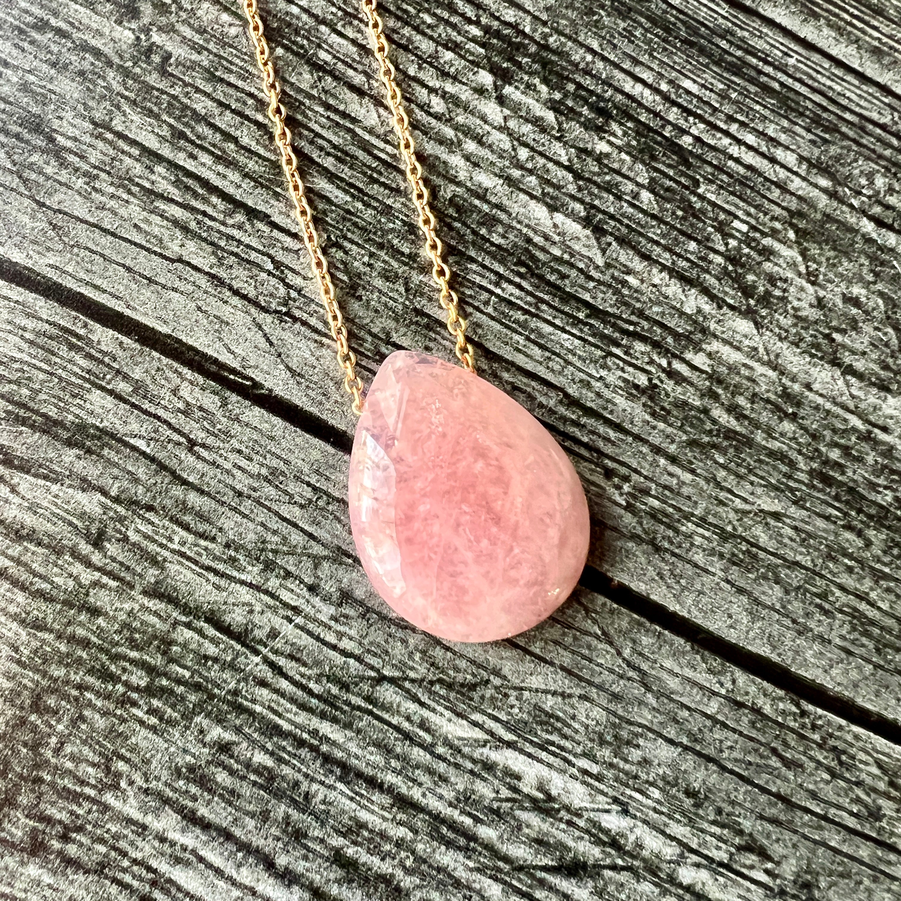 Madagascar Rose Quartz Necklace