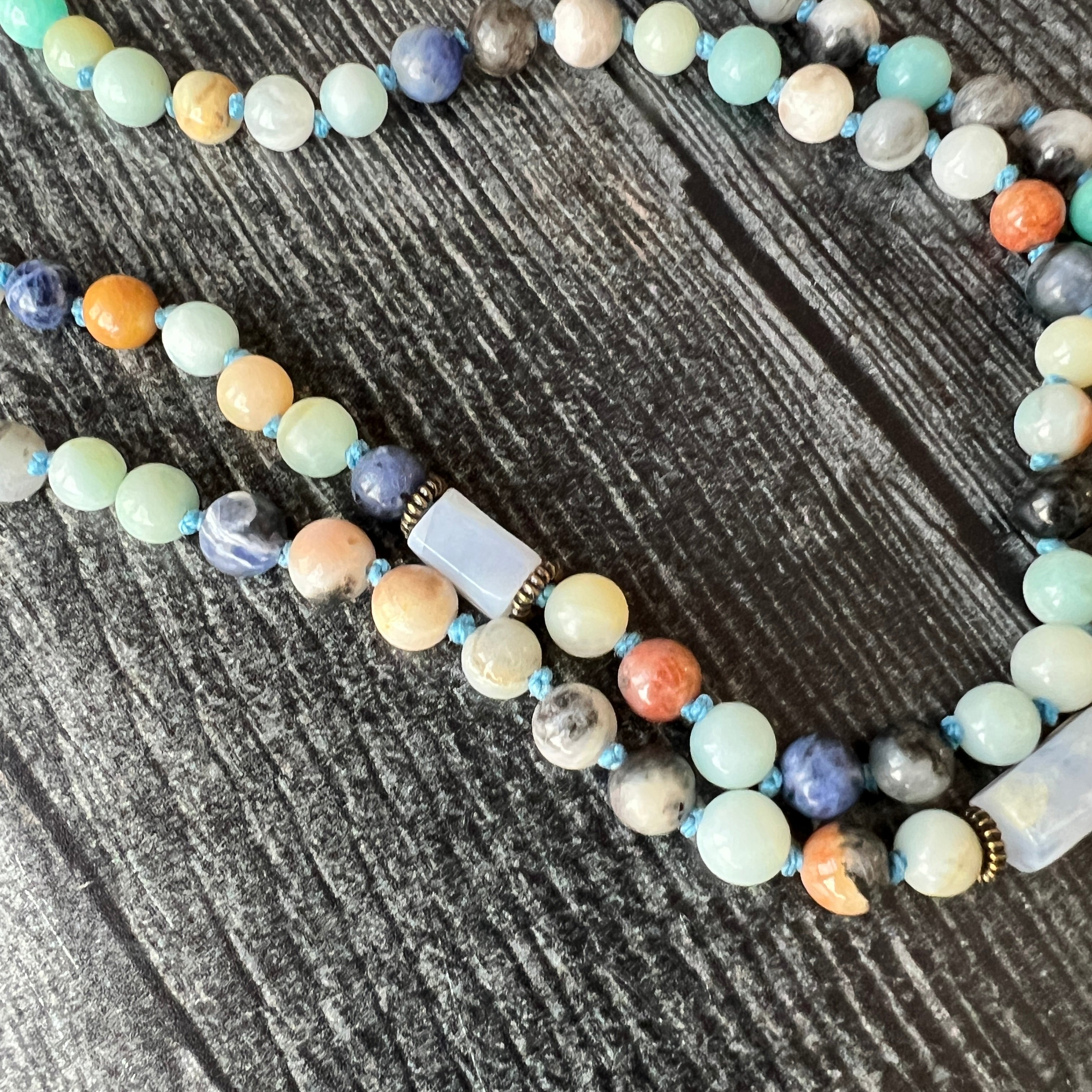 Ocean Tides Mala Necklace