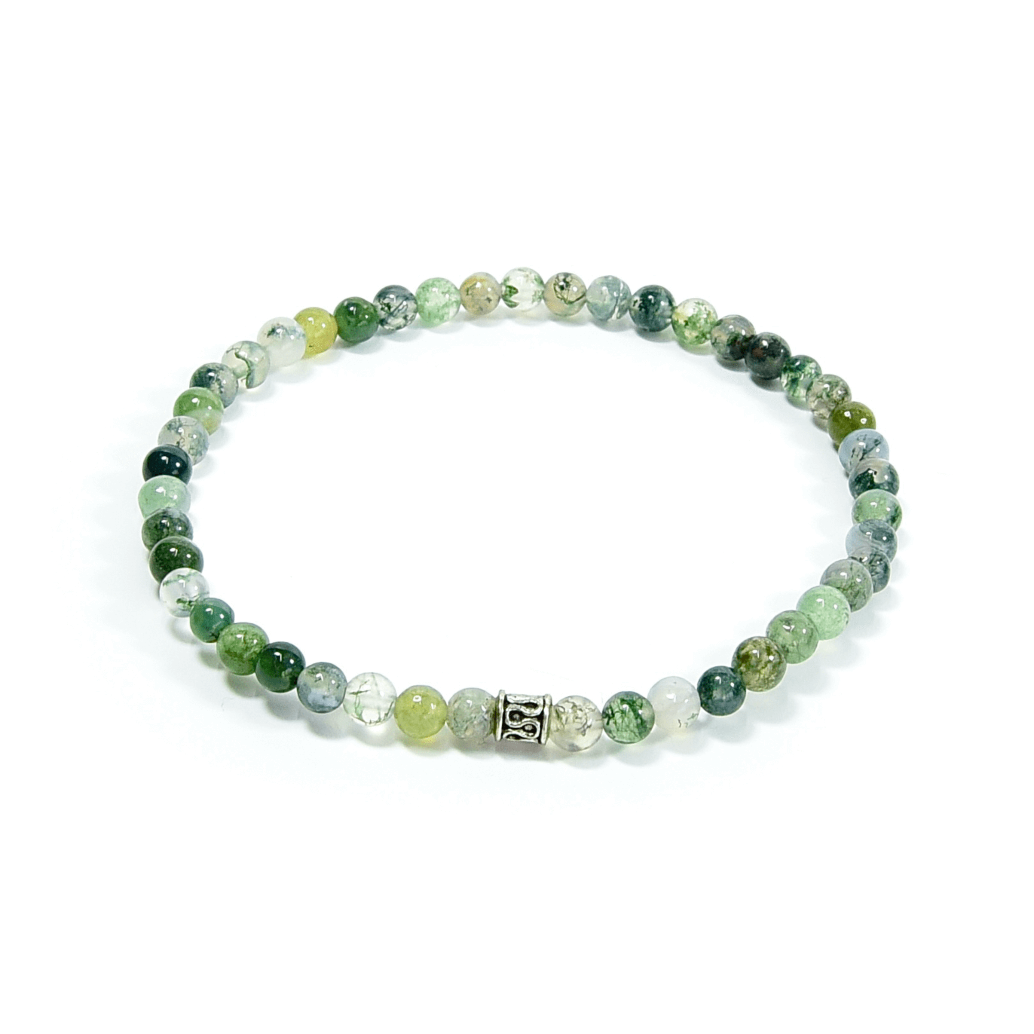 Moss Agate Mini Bracelet